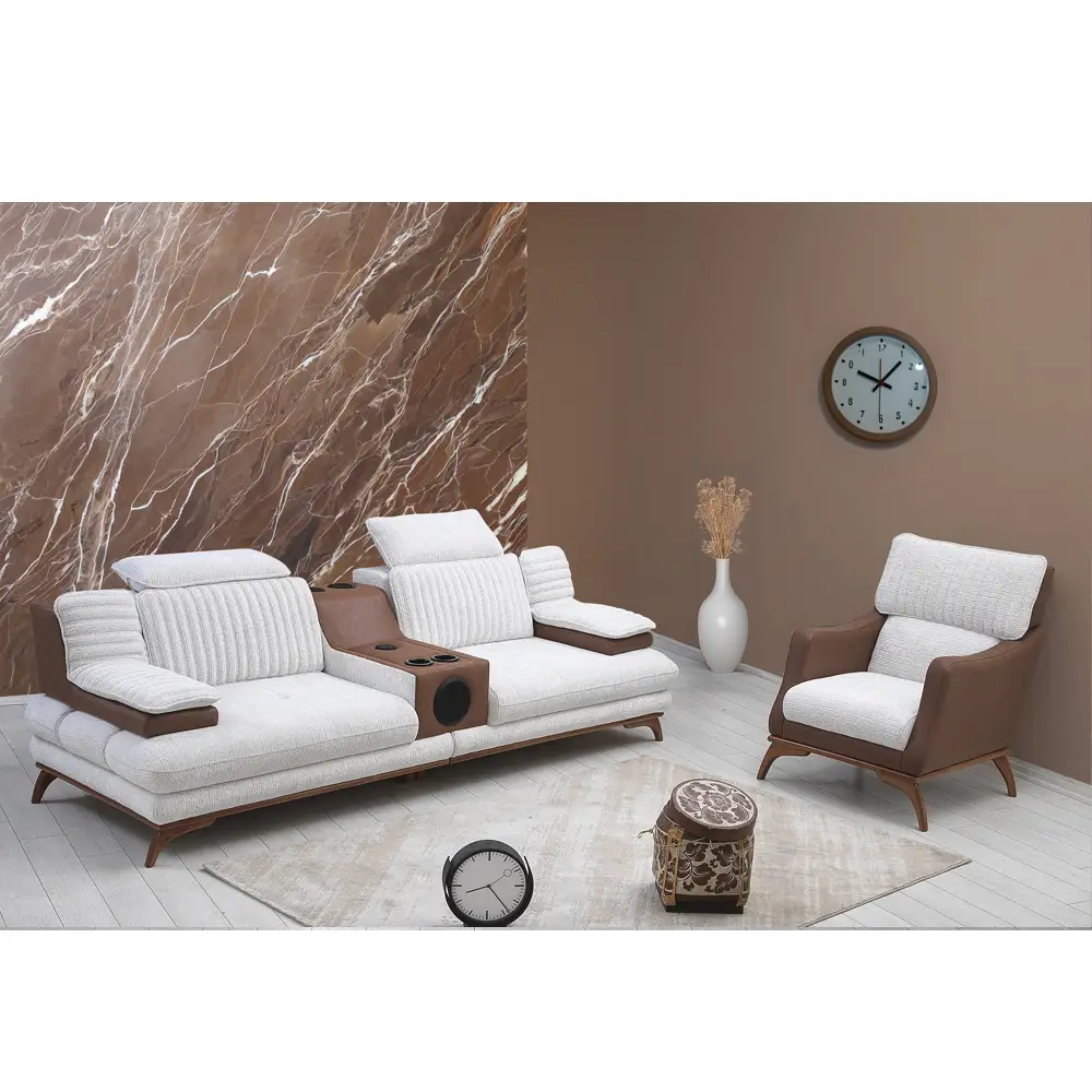 MÜZİK SİSTEMLİ NOVA SALON KOLTUK TAKIMI (4+3+1+1)